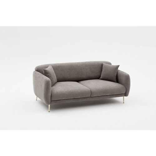 Atelier Del Sofa Trosjed na razvlačenje, Sivo Zlato, Simena - Grey slika 7