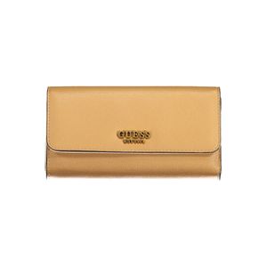 GUESS JEANS WOMEN'S BEIGE WALLET