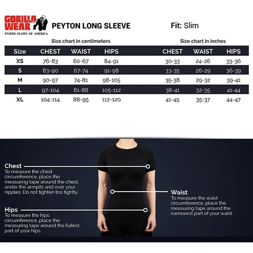 Gorilla Wear PEYTON Majica, Crna slika 6
