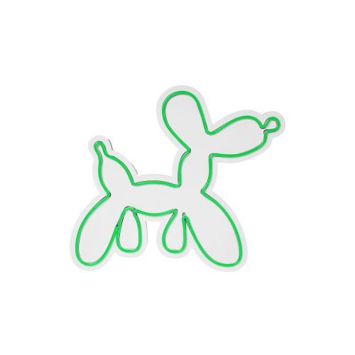 Wallity Ukrasna plastična LED rasvjeta, Balloon Dog - Green slika 5