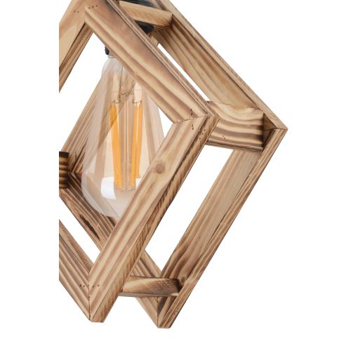 Square Natural Natural Chandelier slika 4