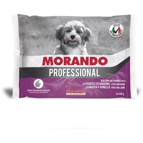 Morando Dog Multi Pack Adult Jetra & Divljač i Pačetina & Jagnjetina 4x100g slika 1