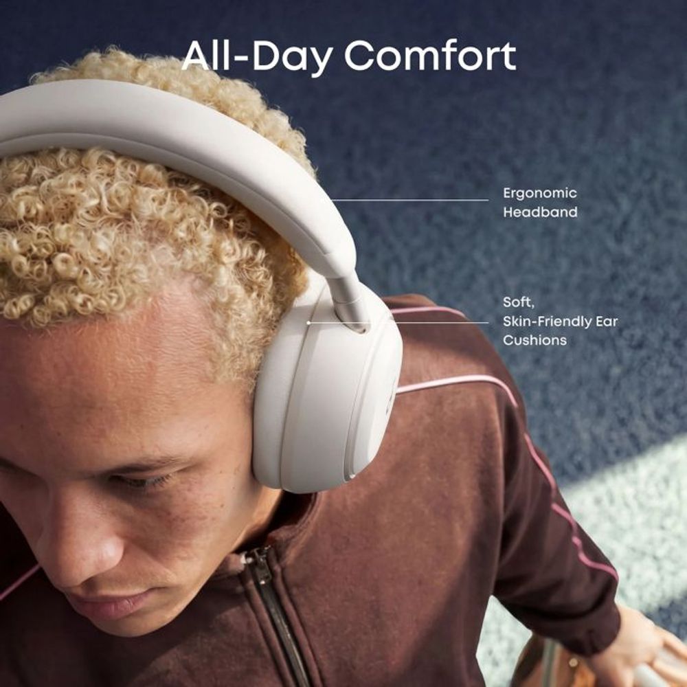 Anker Soundcore Space 2 Bluetooth slušalice, bijele slika 4