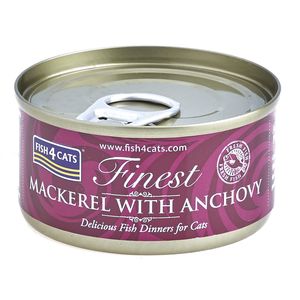 Fish4Cats Skuša s inćunima, 70 g