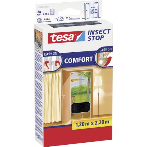 tesa  COMFORT  55389-00021-00    mreža protiv insekata za vrata    (Š x V) 1200 mm x 2200 mm  antracitna boja  1 St. slika 2