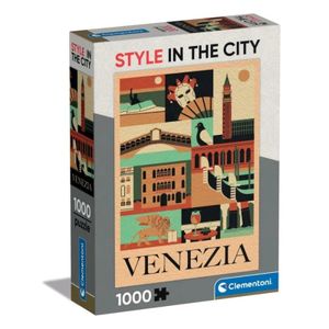 Clementoni CL39846 Puzzle Stil u gradu Venecija, 1000kom