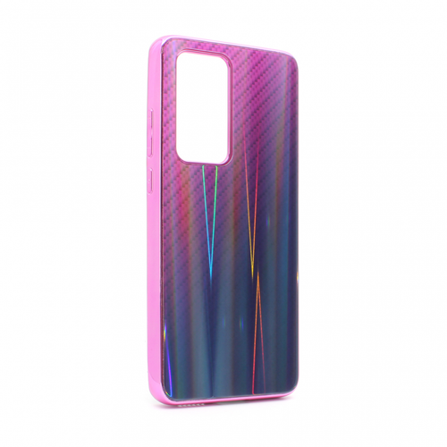Torbica Carbon glass za Huawei P40 Pro pink slika 1