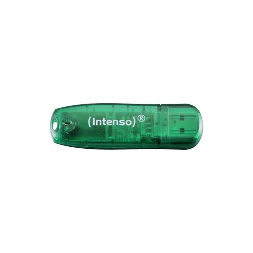 Intenso 8GB Rainbow Line USB 2.0 memorijski stick - Zelena slika 1