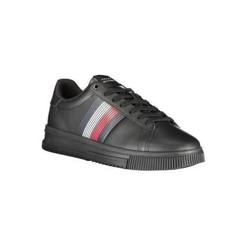 TOMMY HILFIGER BLACK MEN'S SPORTS SHOES slika 2