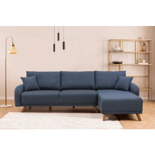 Atelier Del Sofa Hera 1 Ugao - Tamnoplava Boja - Ugao Sofa na Razvlačenje slika 4