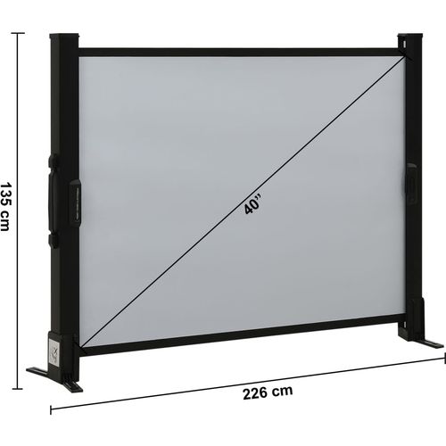 Stolno projekcijsko platno 40 " 4 : 3 slika 21