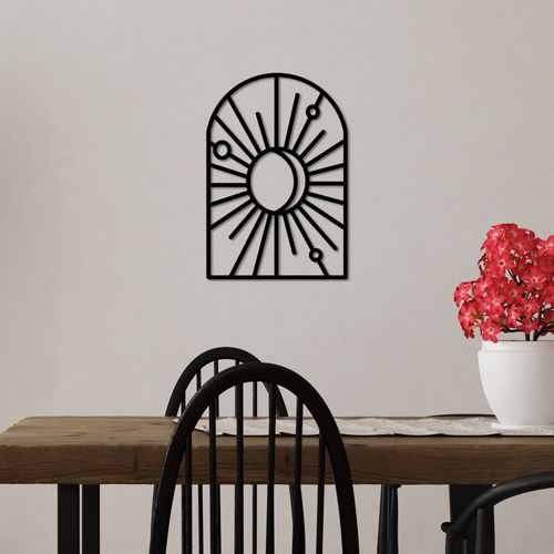 Wallity Metalna zidna dekoracija, Window And Crescent - M slika 2