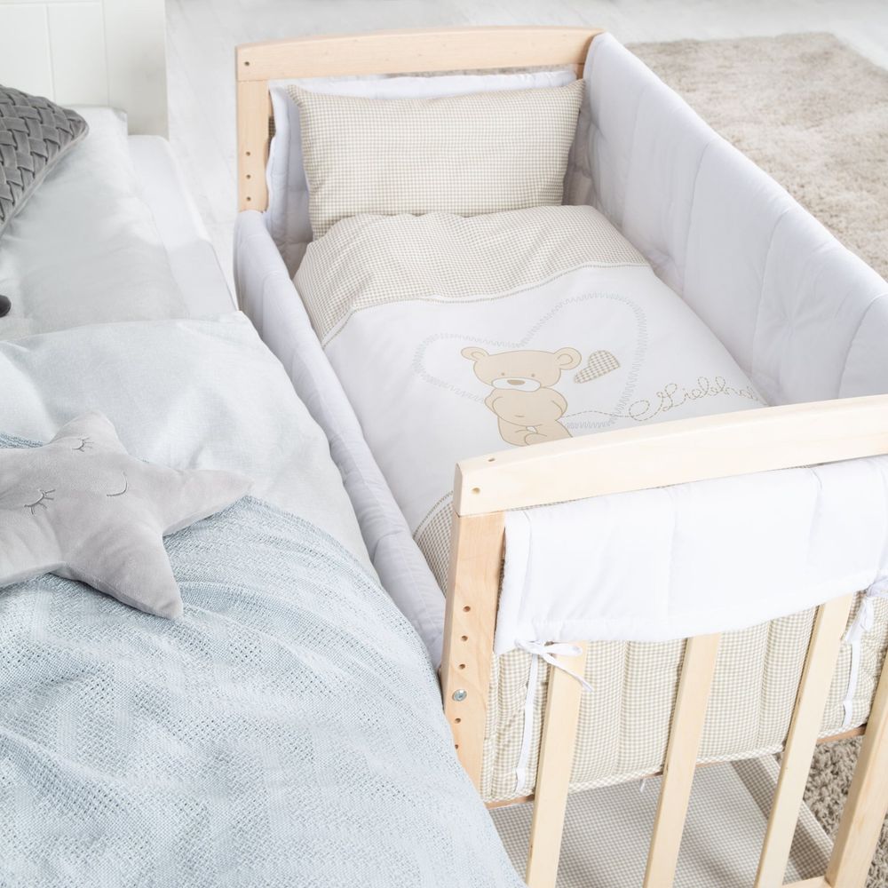 Roba Kids Kolijevka Liebhabär 4u1 sa posteljinom slika 4