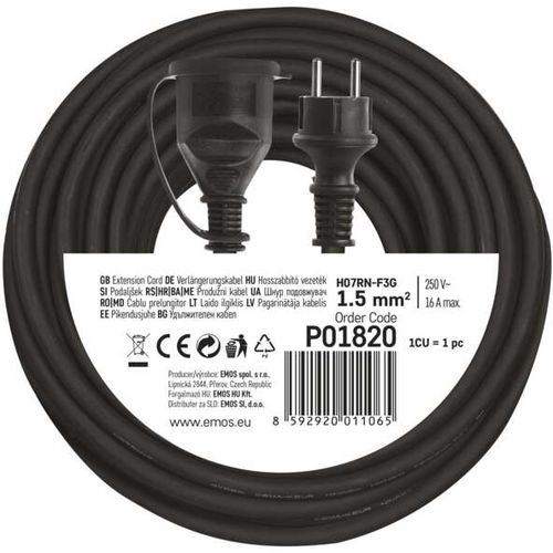 Profi produžni kabel EMOS 20m 1 utičnica slika 4