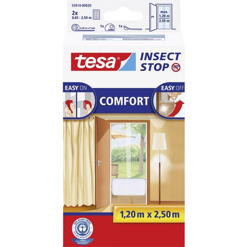 tesa  COMFORT  55910-00020-00    mreža protiv insekata za vrata    (Š x V) 1200 mm x 2500 mm  bijela  1 St. slika 4