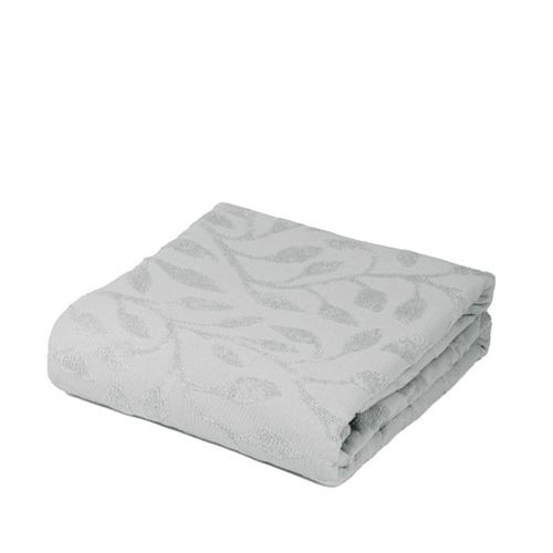 Frotir prekrivač LEAF 200x210 - LIGHT GREY slika 1