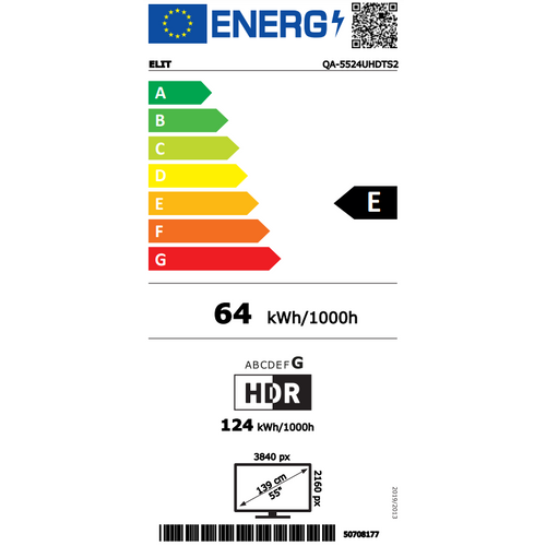 Elit televizor QLED QA-5524UHDTS2, Smart TV, ANDROID OS slika 2