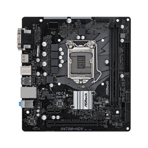 MB 1200 ASRock H470M-HDV 90-MXBG50-A0UAYZ slika 3