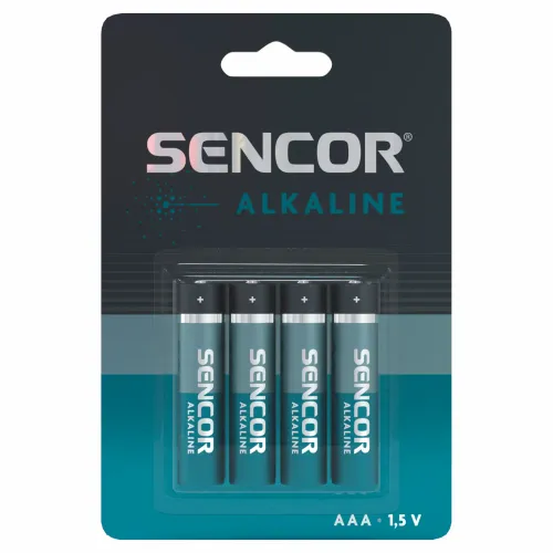 Baterija Sencor LR03 AAA 4BP Alkalna 1/4 slika 1