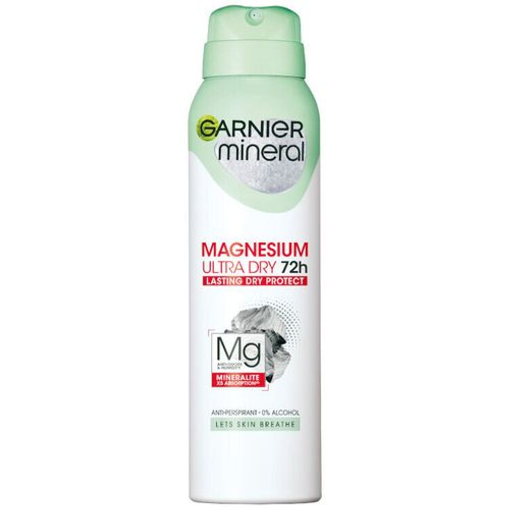 Garnier Mineral Dezodorans u spreju Magnesium Ultra Dry 72h 150ml slika 1