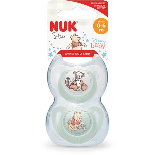 NUK duda varalica - silikon Star Winnie the Pooh 0-6 m 10730890 slika 1