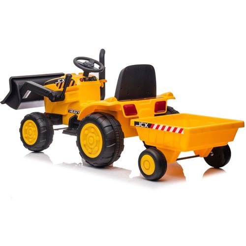 Traktor na akumulator s prikolicom S617 - žuti slika 3