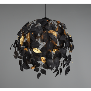 LEAVY VISILICA BLACK-MAT-GOLD 1XE-27