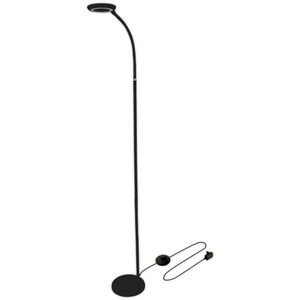 Avide podna LED lampa Angel 12W 139cm,tamno crna