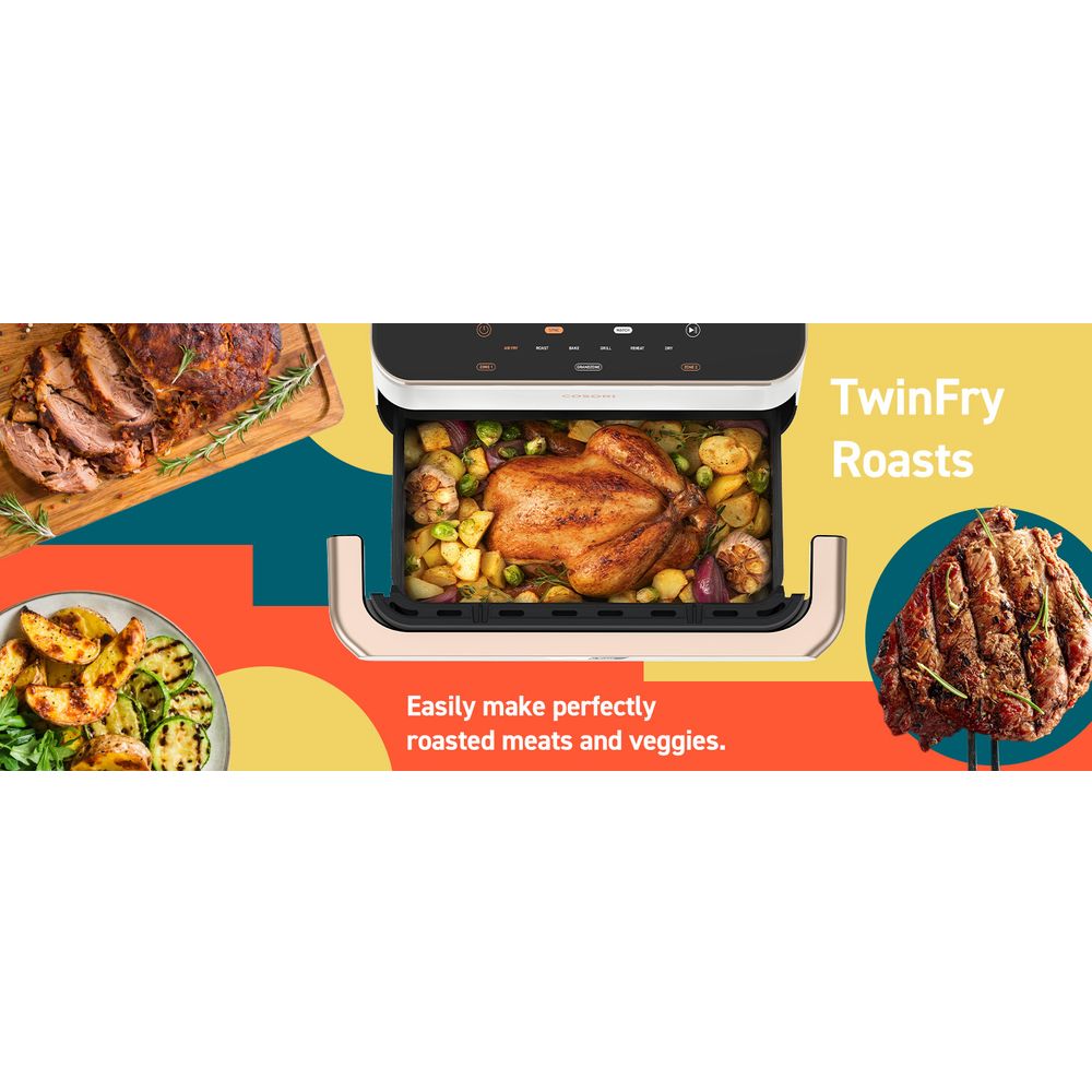 COSORI Dual Blaze Twinfry™ 10-Litre Air Fryer slika 16