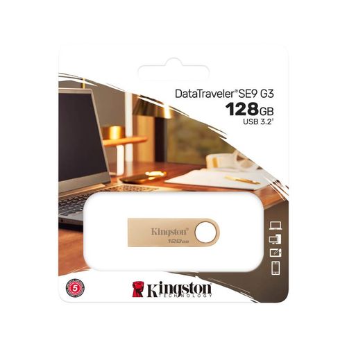 KINGSTON 128GB DataTraveler SE9 G3 USB 3.0 flash DTSE9G3/128GB champagne slika 3