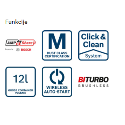 Aku-usisavač GAS 18V-12 MC SOLO slika 6