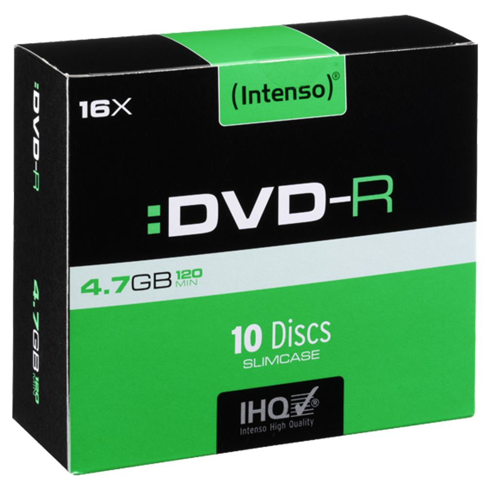 (Intenso) DVD-R 4,7GB pak. 10 komada Slim Case - DVD-R4,7GB/10Slim slika 1