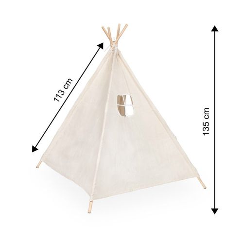 Indijanski šator za djecu Tipi Wigwam Lan i drvo 135cm slika 6