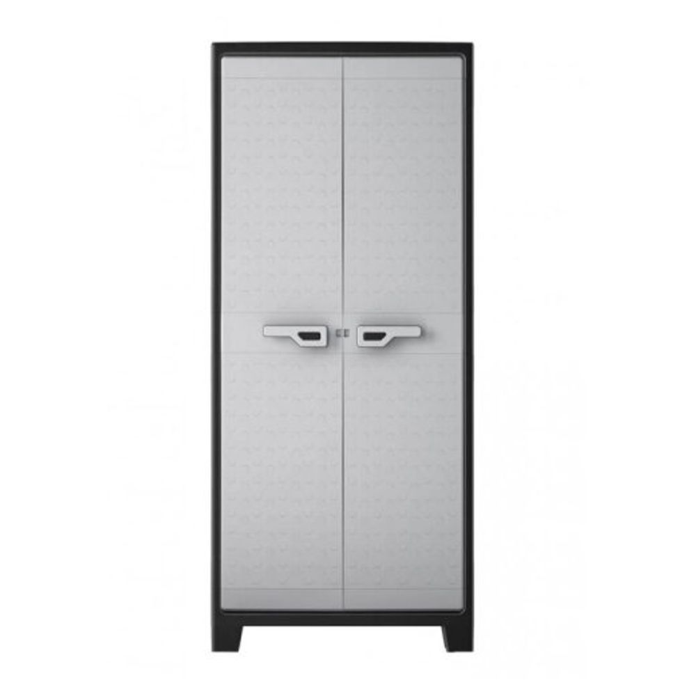 Keter Ormar 80x44x182 sivi PVC TITAN 241042 slika 3