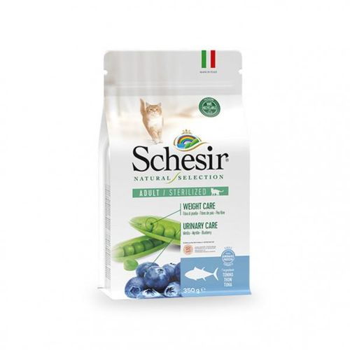 Schesir Dry Cat Natural Selection Sterilized Tunjevina, hrana za mačke 1.4 kg slika 1