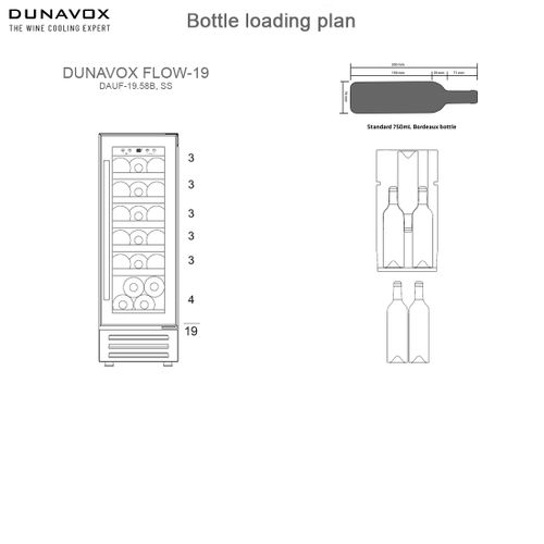 DAUF-19.58SS DUNAVOX vinska vitrina slika 8