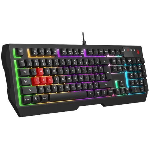 A4-B135N A4Tech Bloody Gejmerska svetleca tastatura(NEON LED), black, USB, US layout slika 1