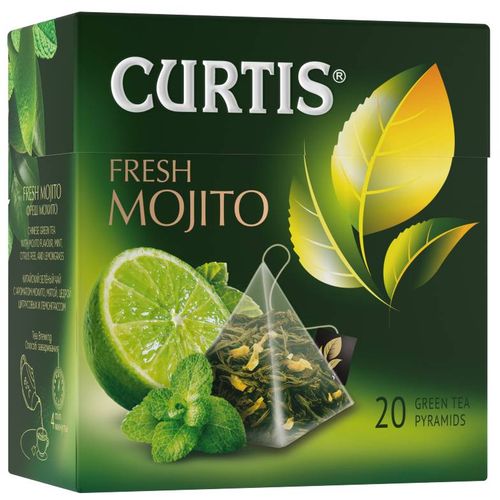 Curtis Fresh Mojito - Zeleni čaj sa mohito aromom, korom citrusa  i mentom, 20x1.7g 1515100 slika 4