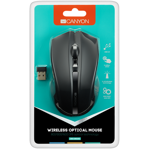 Canyon miš MW-5 2.4GHz wireless Optical Mouse with 4 buttons slika 4