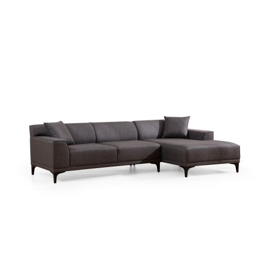 Atelier Del Sofa Kutna garnitura, Antracit, Petra R Corner - Anthracite slika 9