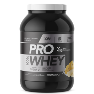 100% PRO WHEY 908GR BASIC SUPPLEMENTS -  Banana Split