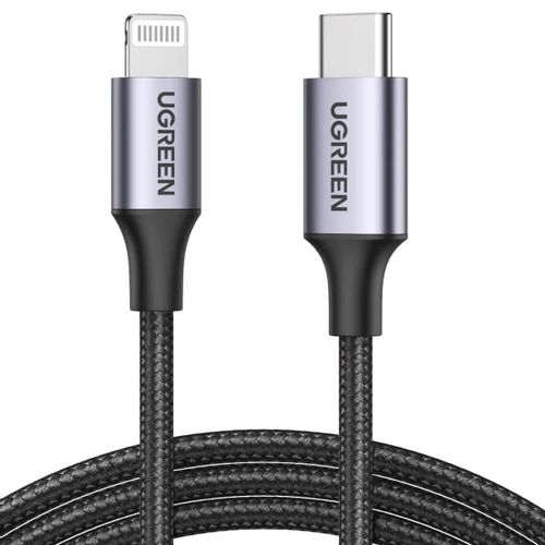 Kabel UGREEN, Lightning na Type-C 2.0 (M), sivi, 1m slika 1