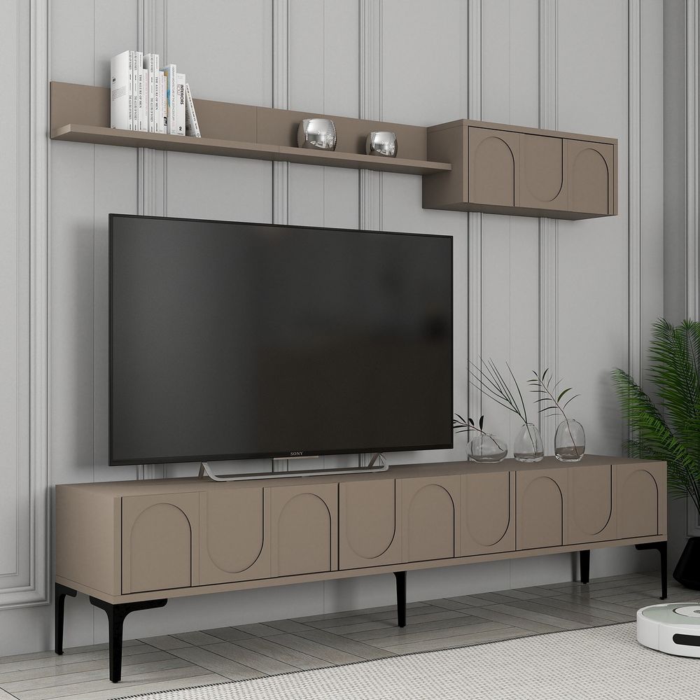 TV komoda Lyon 2 - Atlas, crna slika 3