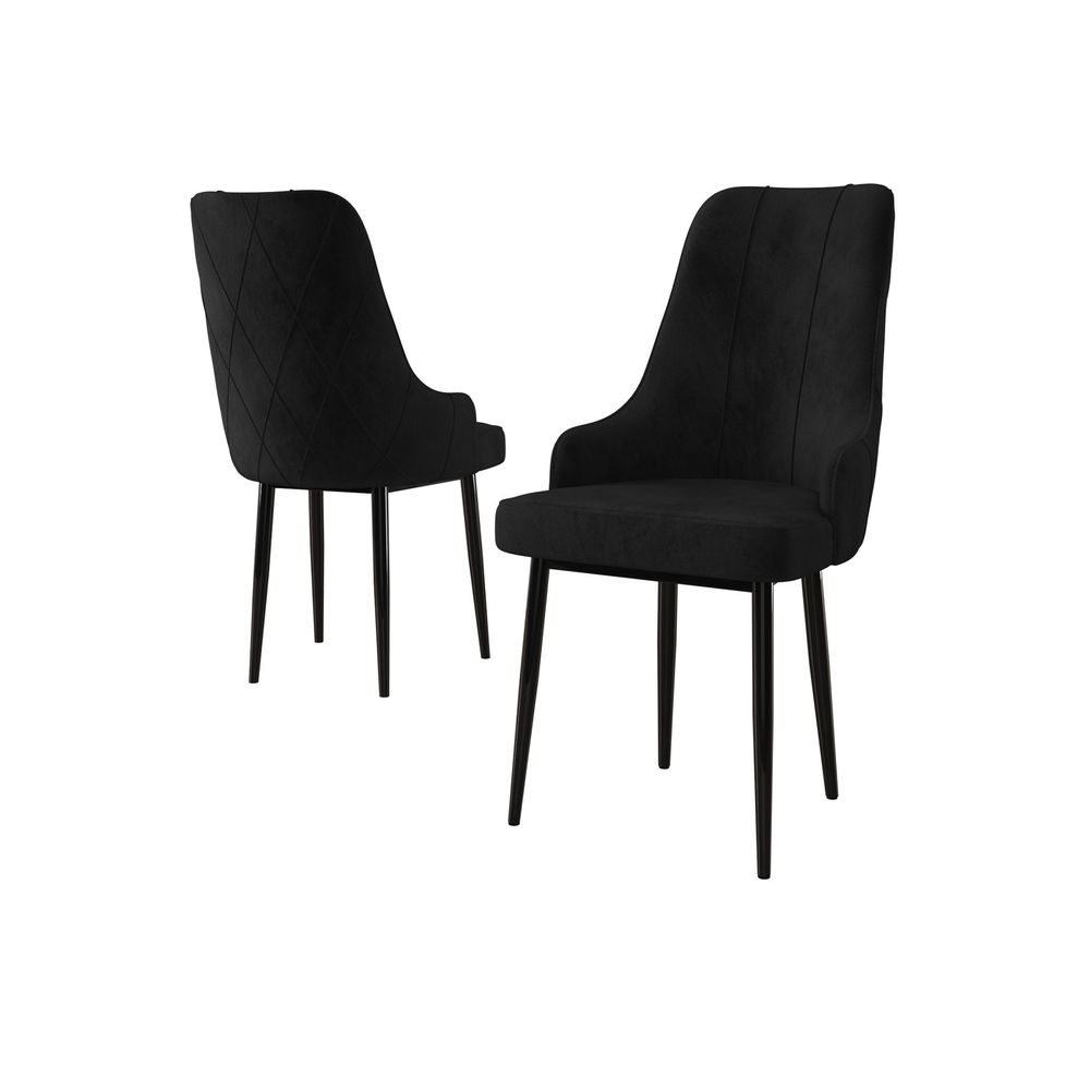 Trex - Crni Set Stolica (6 Komada) slika 2