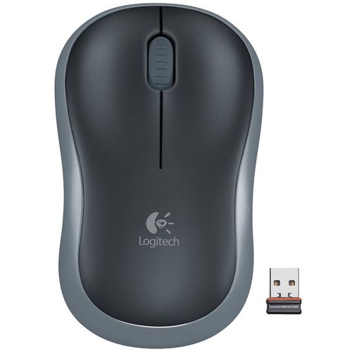 Logitech bežični miš M185 - EER2 - Swift sivi slika 1