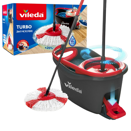 Vileda Turbo Spin Mop Akcija | Najbolji Mop Box Set slika 1