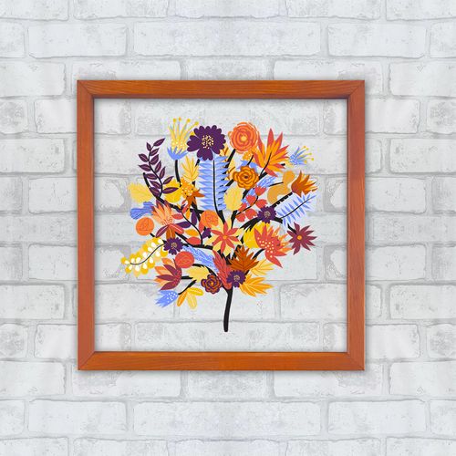 CAM2754928 Multicolor Decorative Framed Painting slika 2