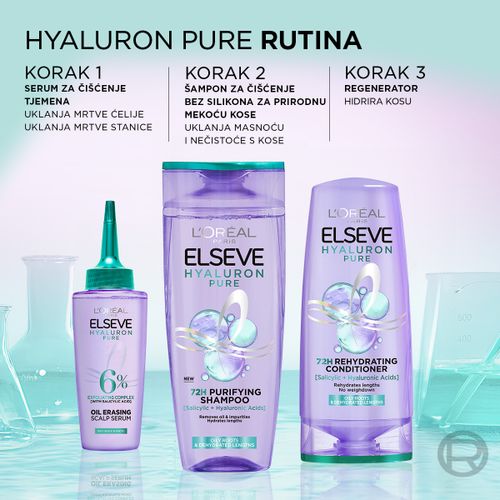 Elseve Hyaluron Pure pročišćavajući serum za vlasište 102 ml slika 7