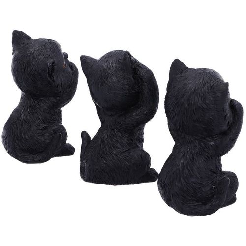 NEMESIS NOW THREE WISE KITTIES 8.8CM slika 7