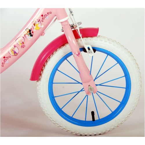 Dječji bicikl Disney Princess 14" s dvije ručne kočnice rozi slika 5